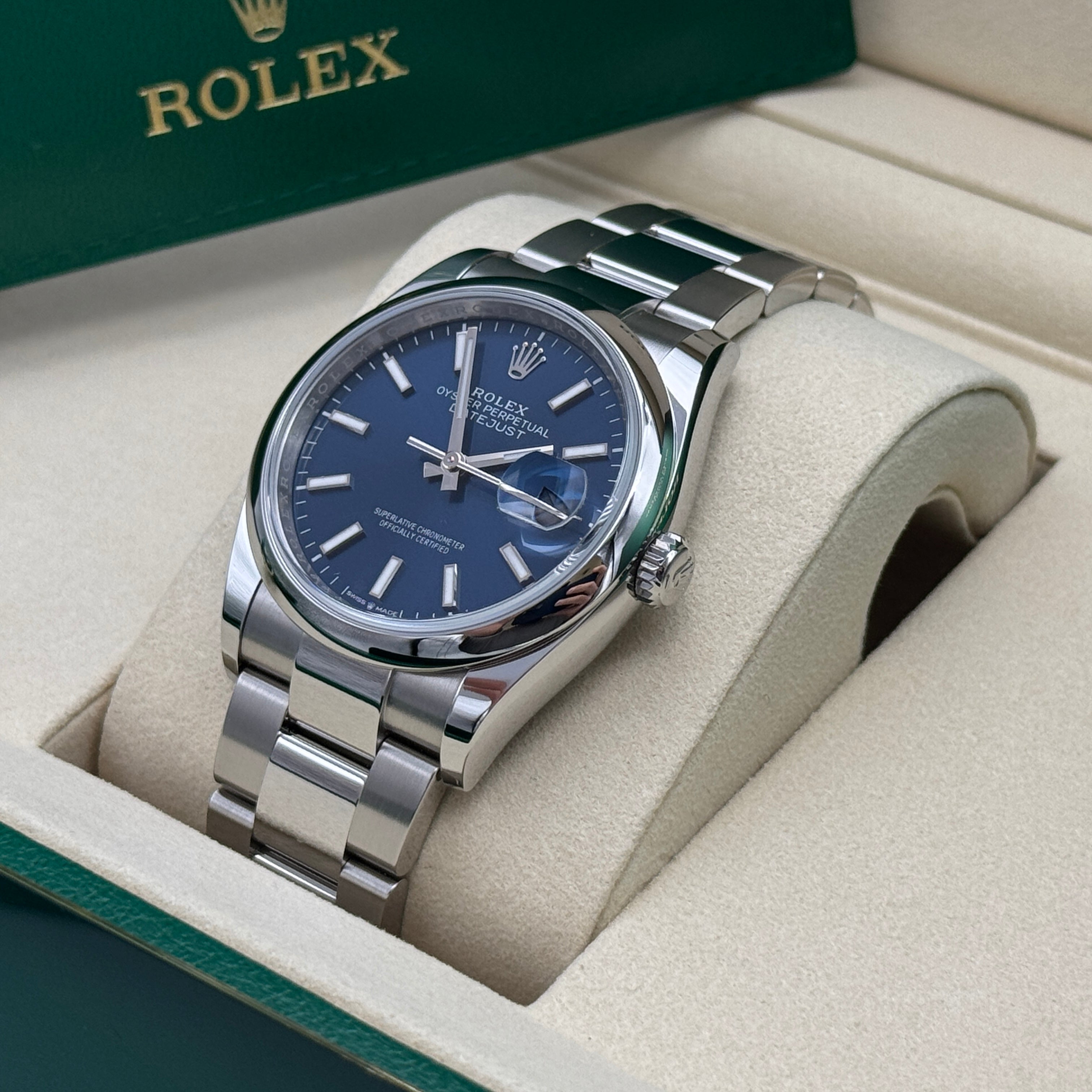 Datejust 36 Blau Oyster 2025 126200