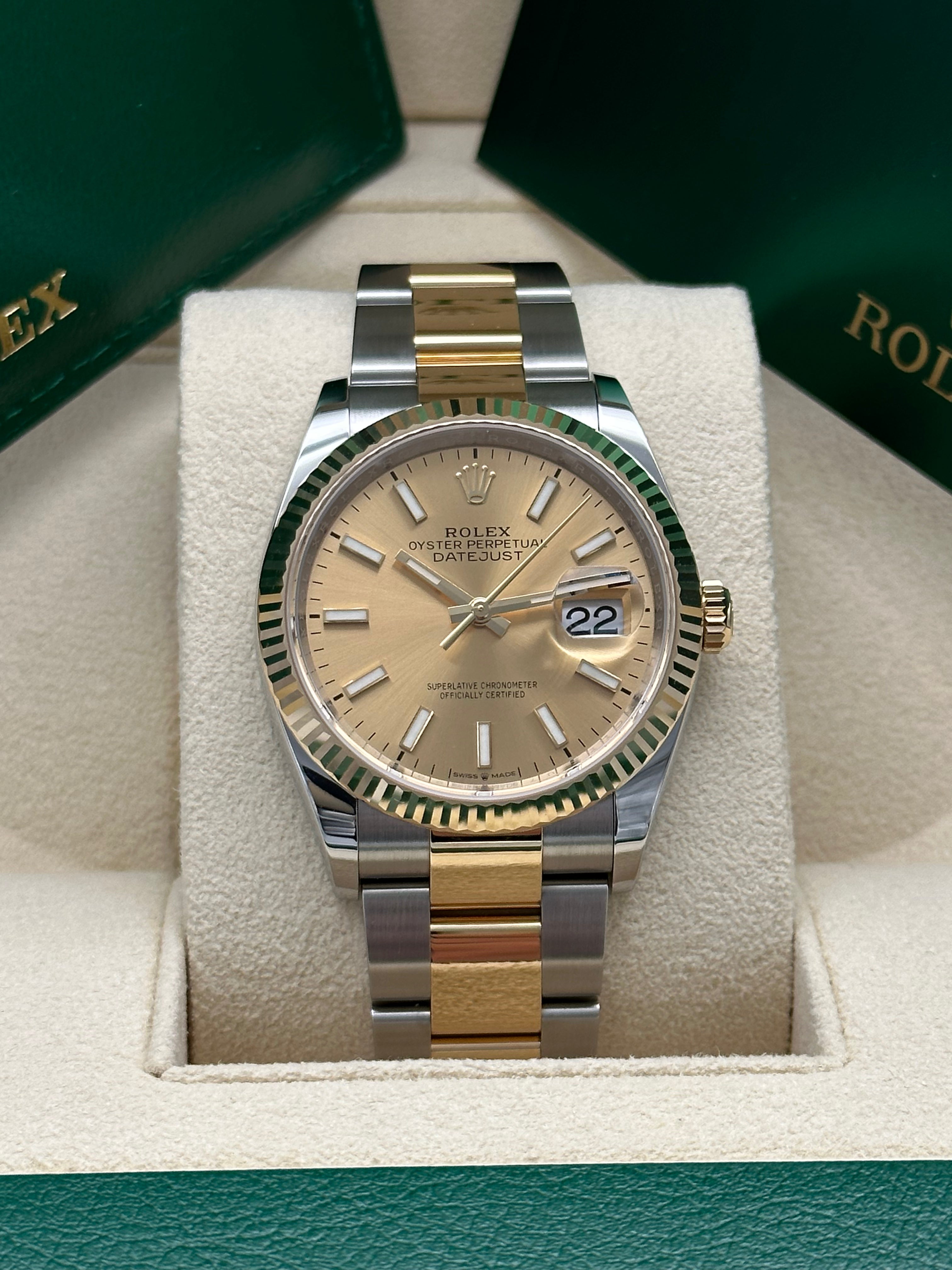 Rolex datejust 36 bicolor hotsell