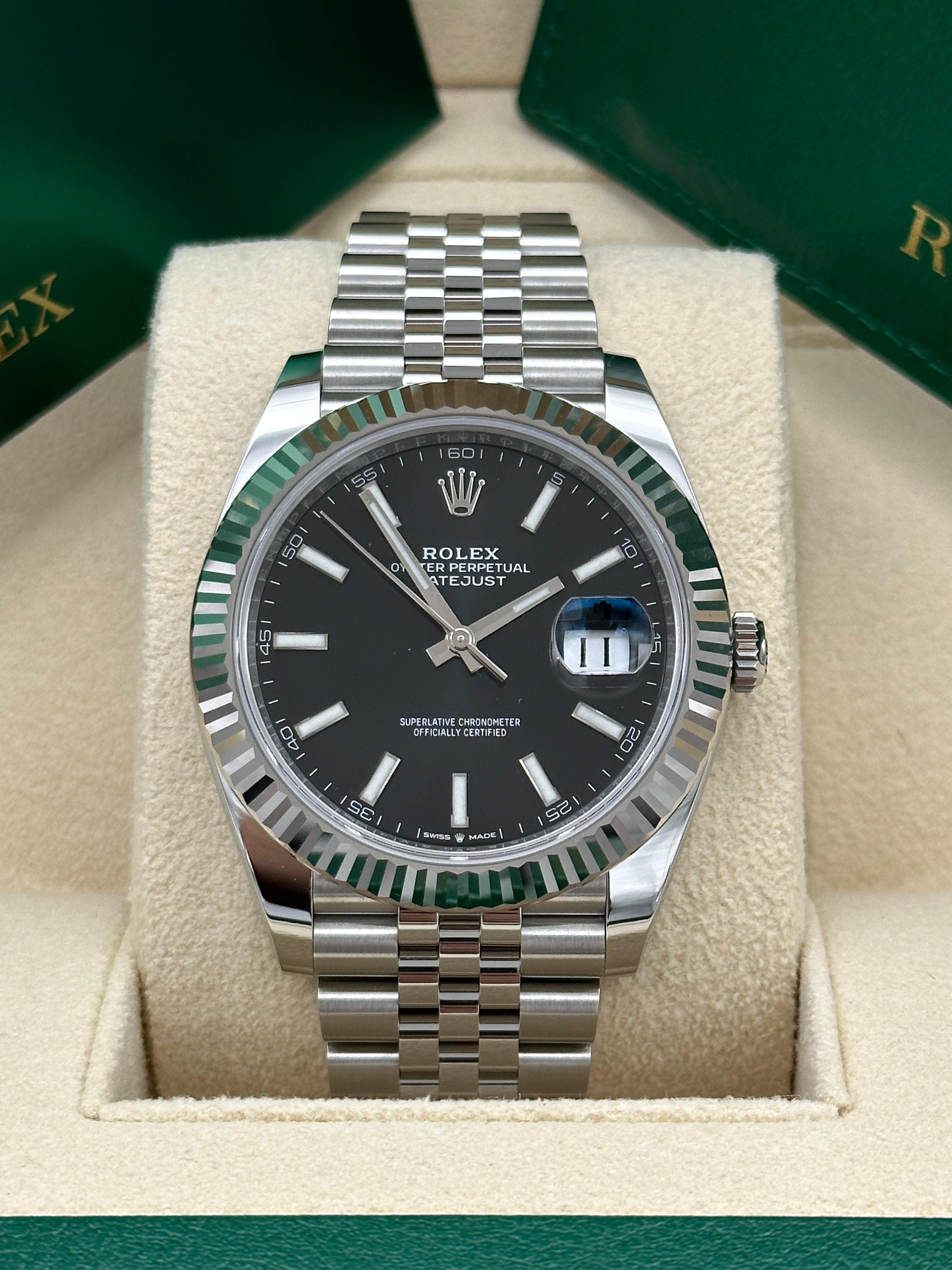 Rolex Datejust 41 Schwarz Jubilee 2024 by WRISTWITCHER