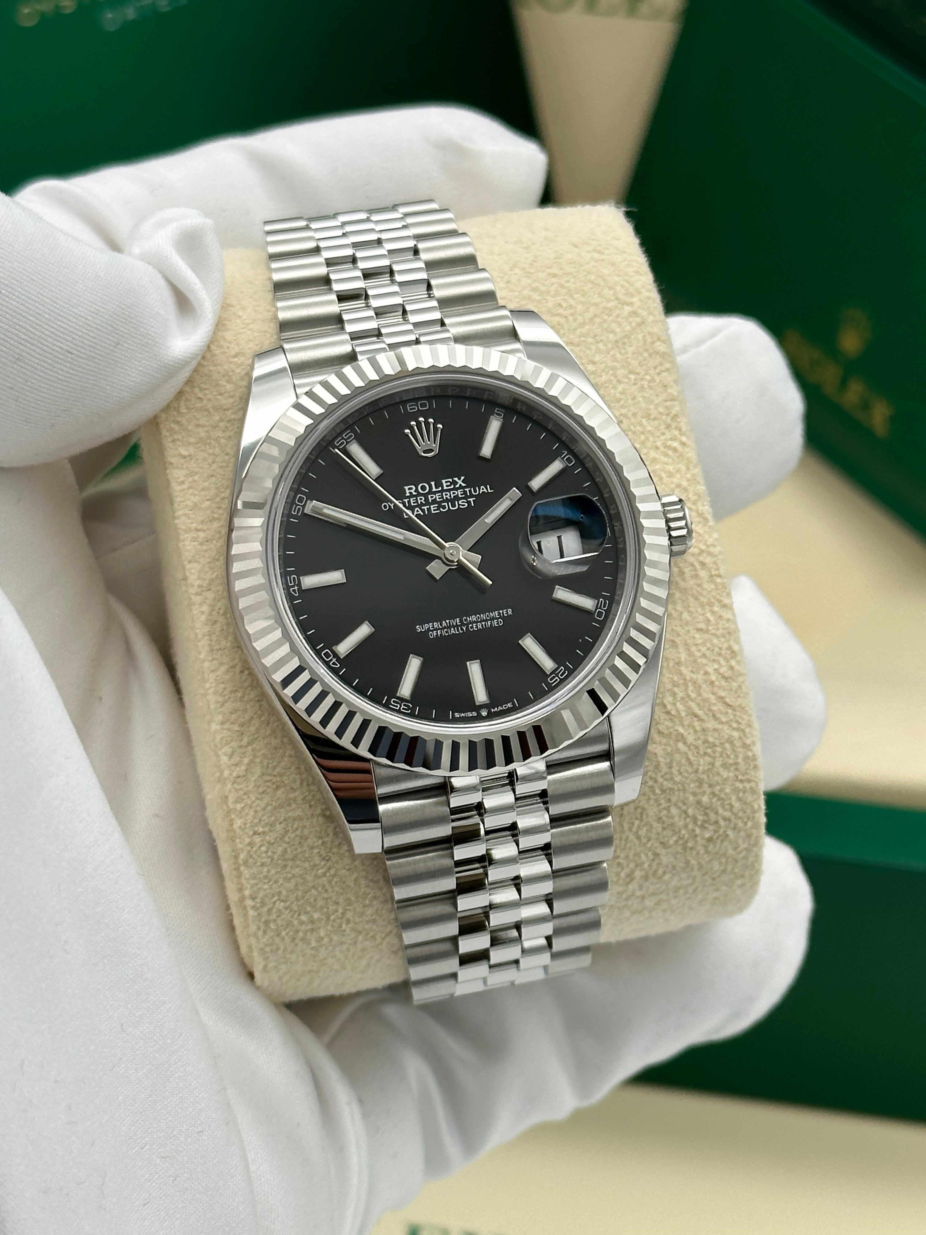 Rolex datejust 41 grau jubilee sale